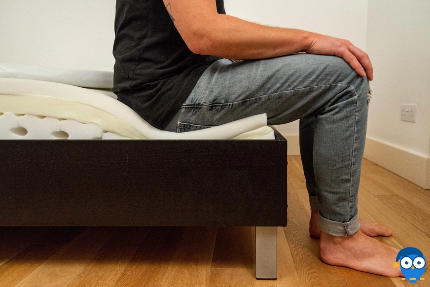 edge support test Nectar mattress